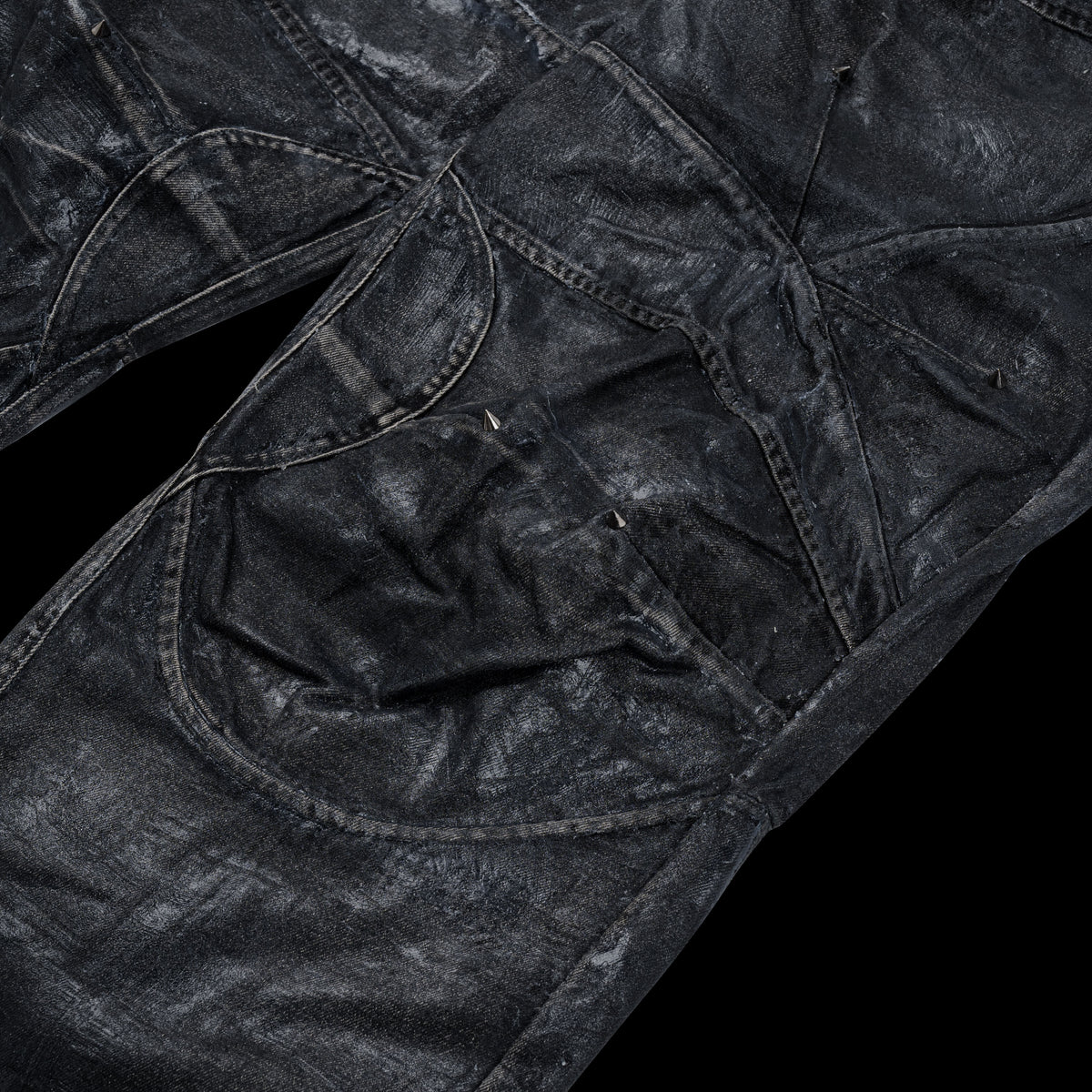 HYBRISTOPHILIA GLAZED BAGGY JEANS
