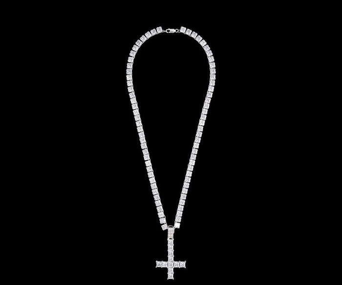 UPSiDE DOWN CROSS TENNiS CHAiN 6MM