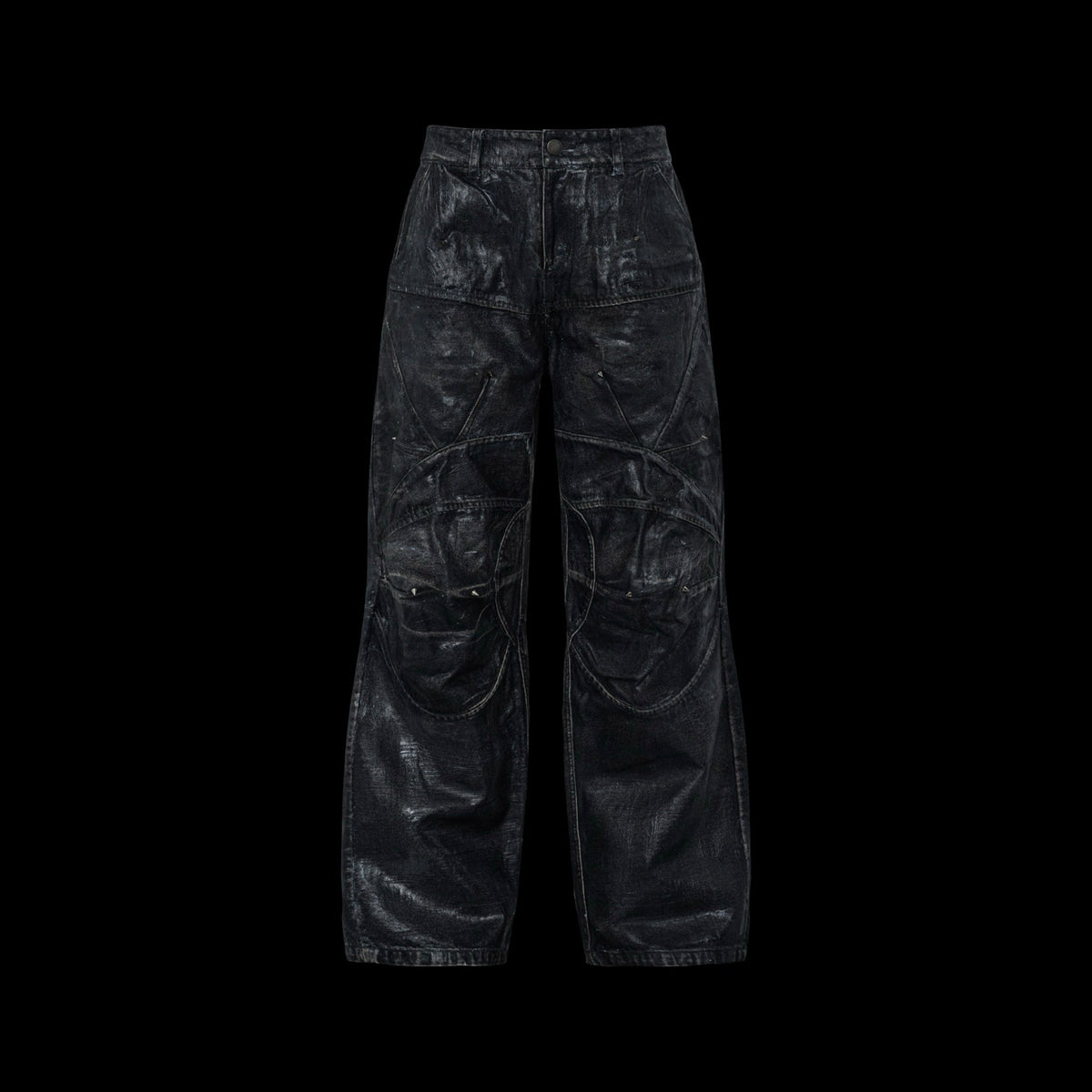 HYBRISTOPHILIA GLAZED BAGGY JEANS