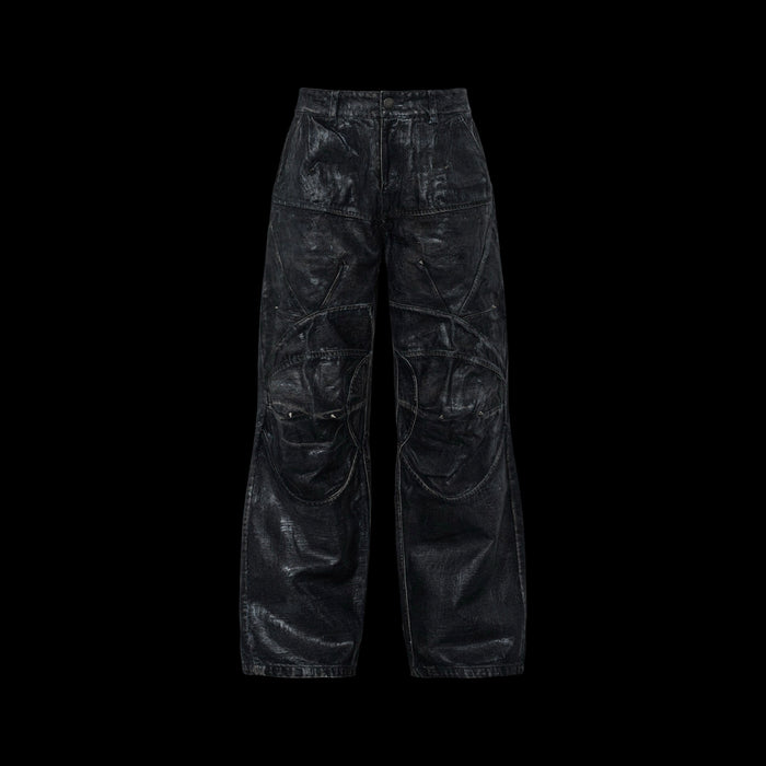HYBRISTOPHILIA GLAZED BAGGY JEANS