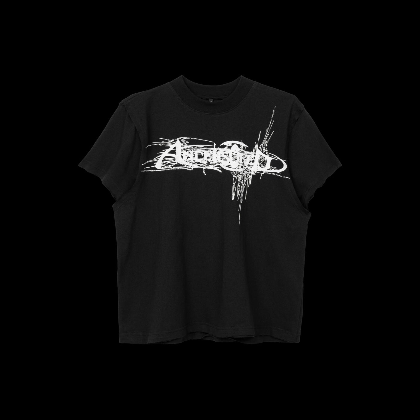 ANCENSORED BLACK TEE
