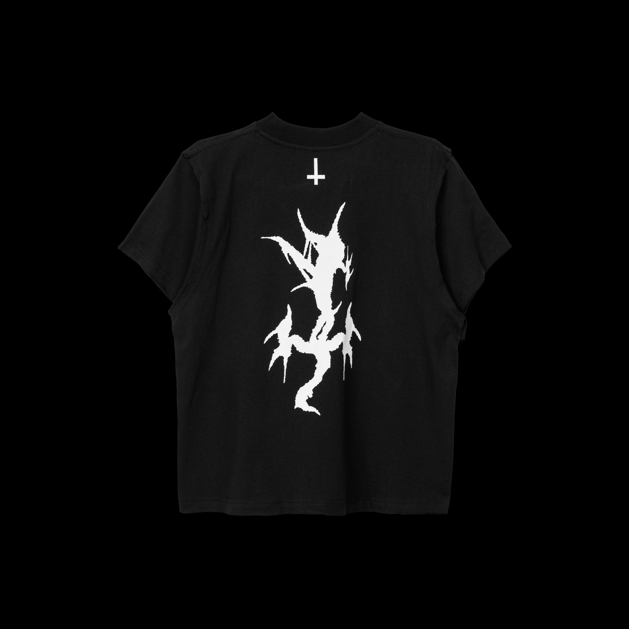 ANCENSORED BLACK TEE