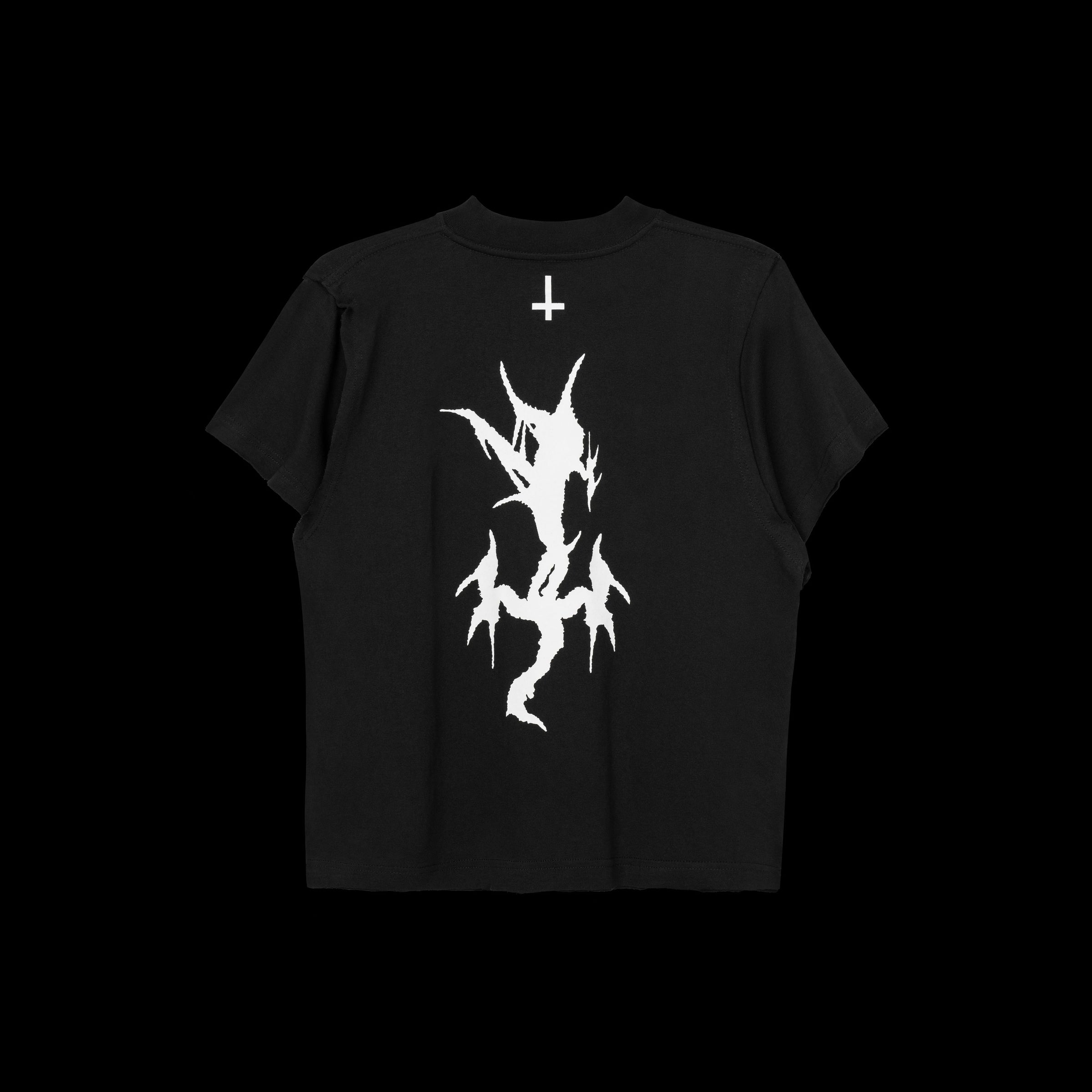ANCENSORED BLACK TEE