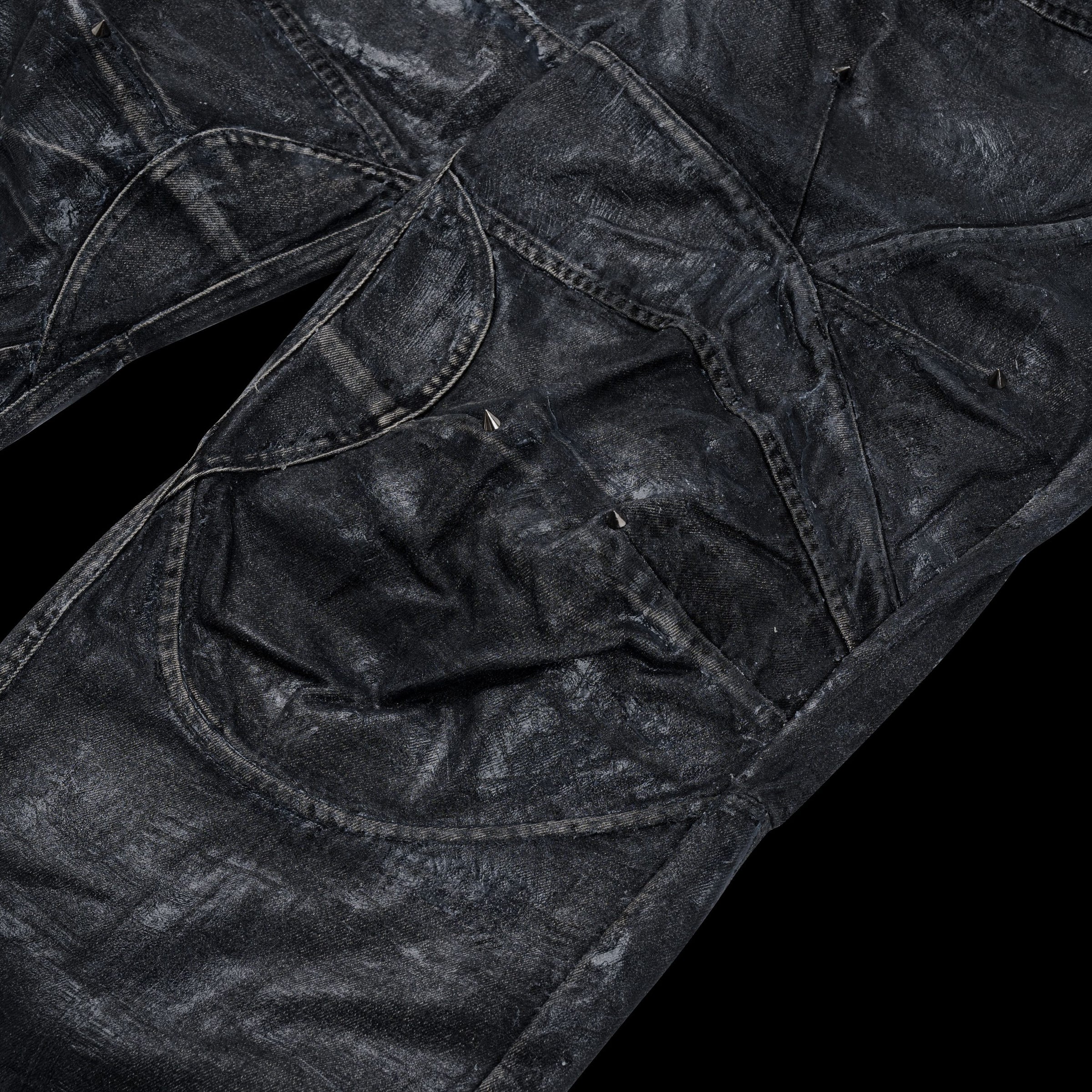 HYBRISTOPHILIA GLAZED JEANS