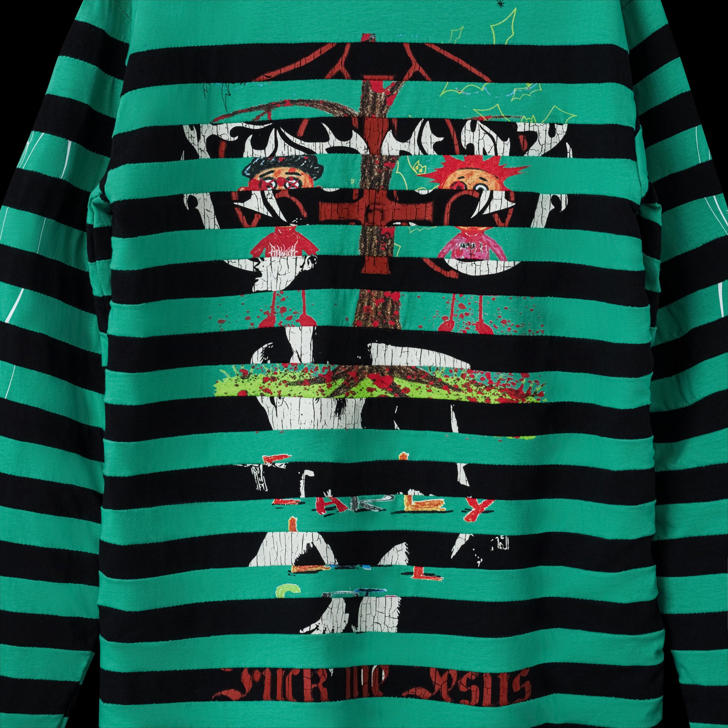 KAMAD0 TANJiR0 L0NG-SLEEVED STRiPED T-SHiRT