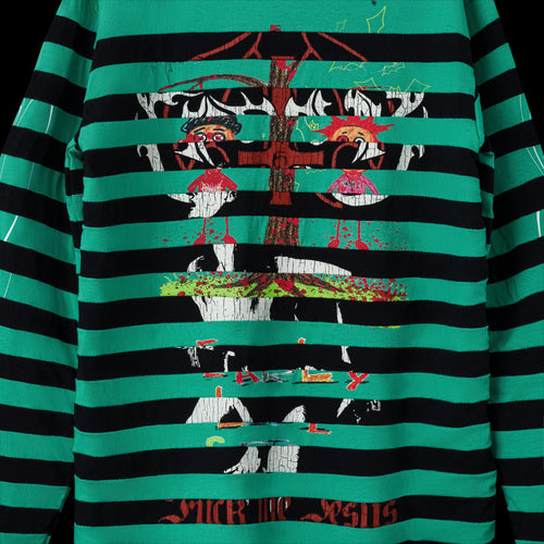 KAMAD0 TANJiR0 L0NG-SLEEVED STRiPED T-SHiRT