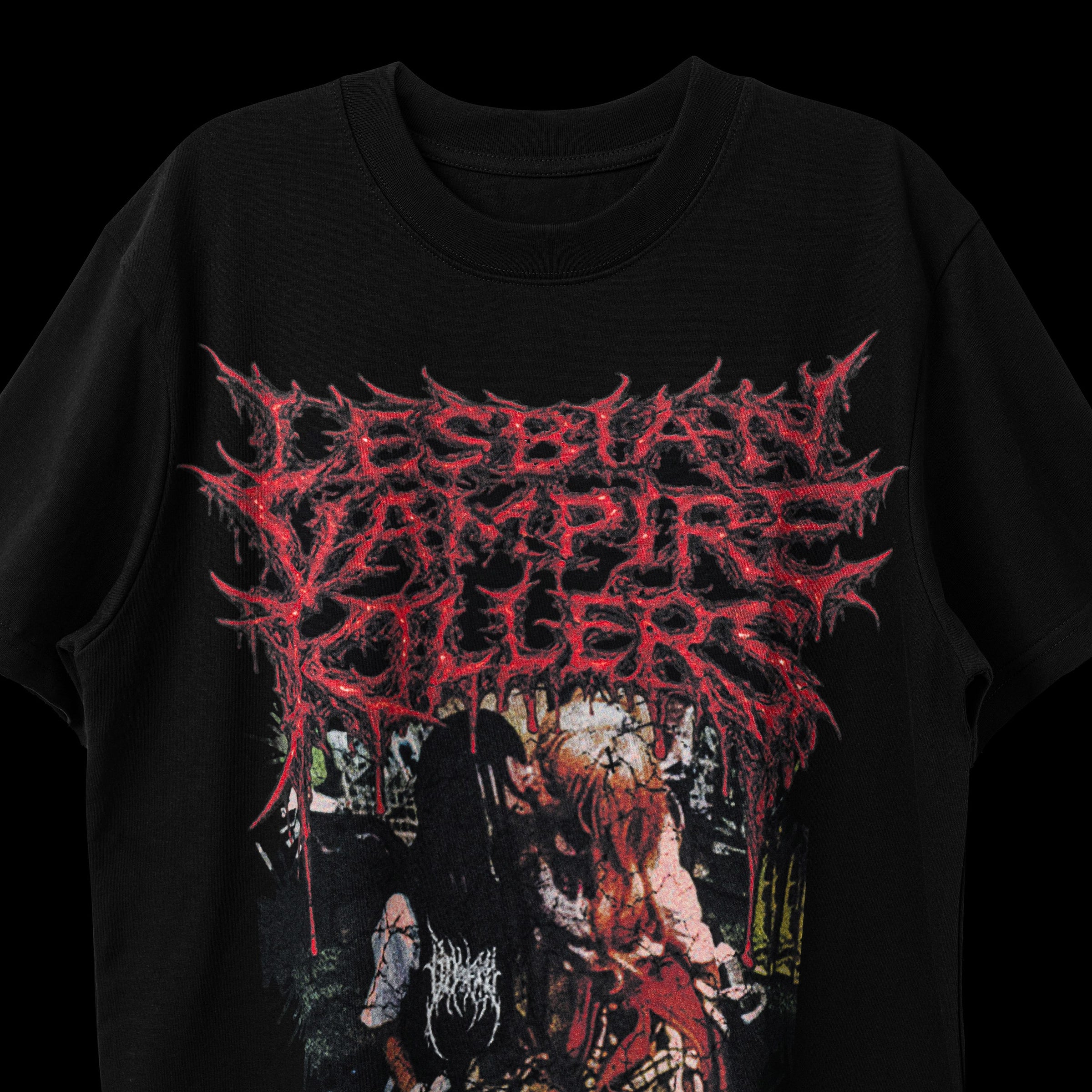 LESBIAN VAMPIRE KILLER BLACK TEE