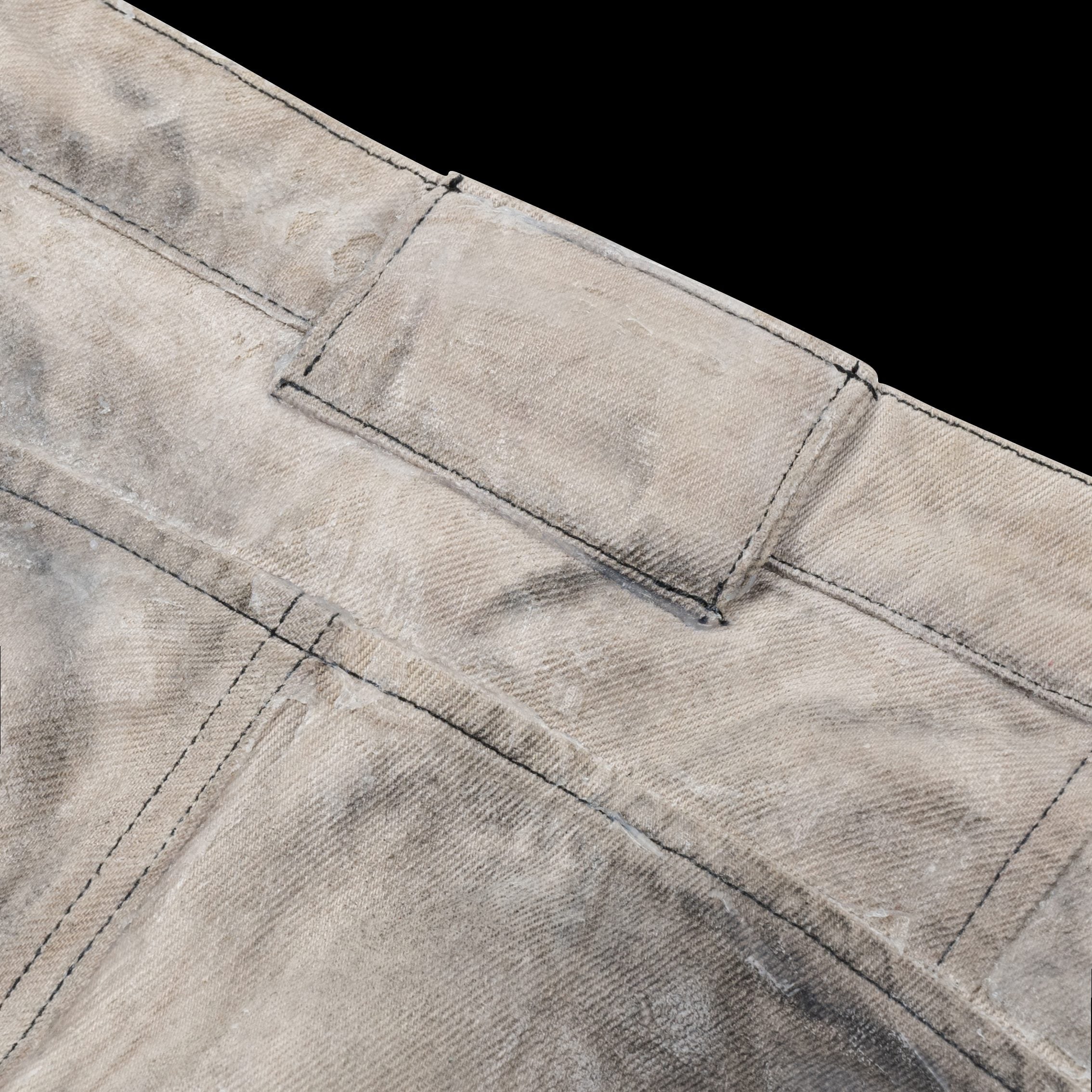WHITE X TOURTURE GLAZED JEANS
