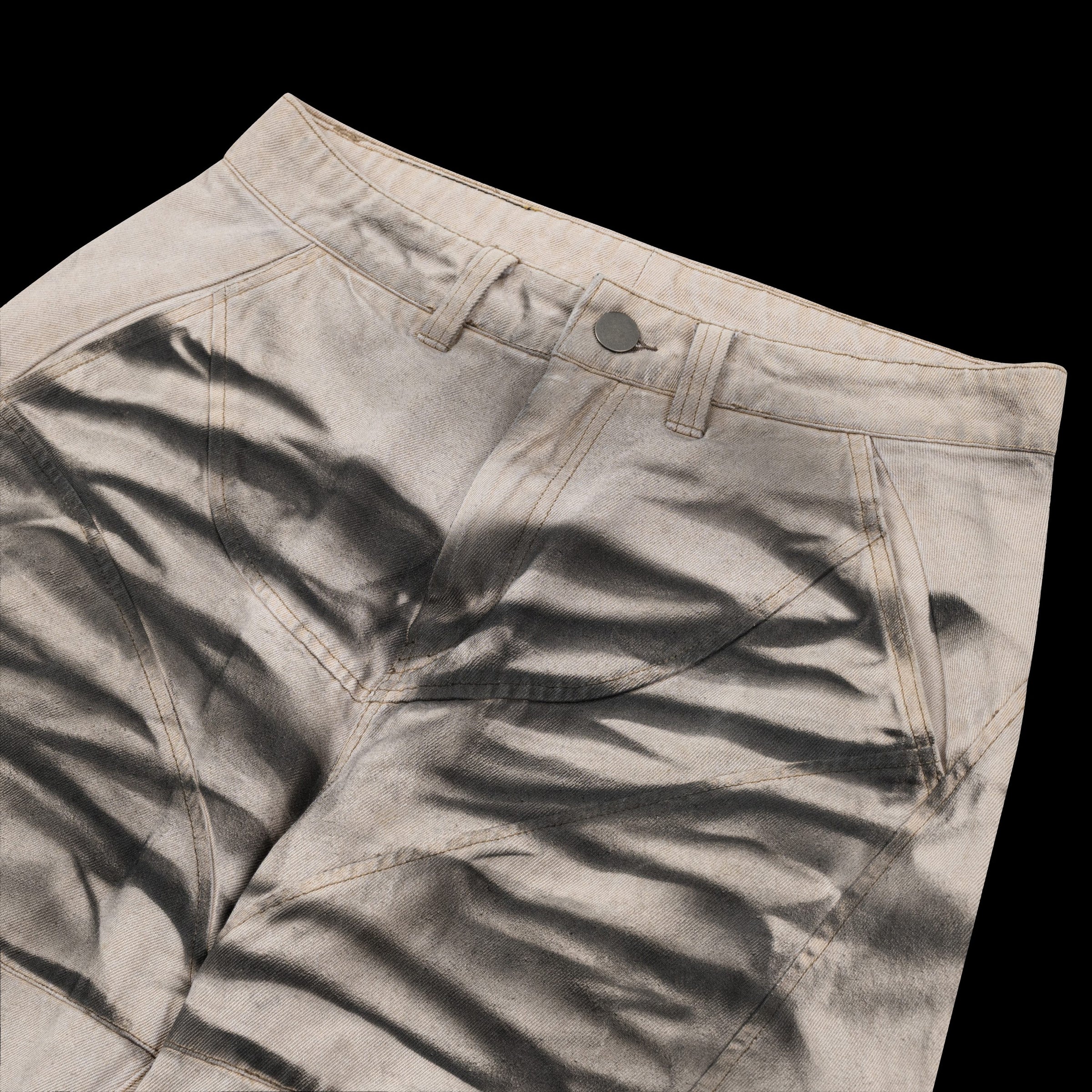 WHITE X TOURTURE GLAZED JEANS