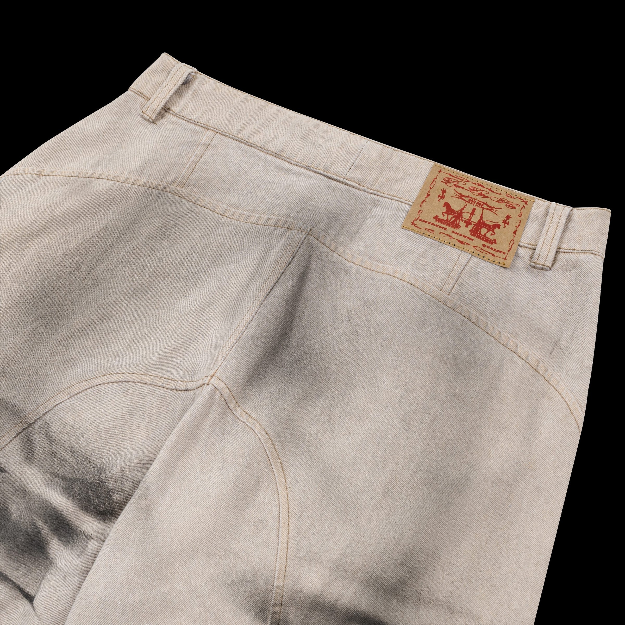 WHITE X TOURTURE GLAZED JEANS
