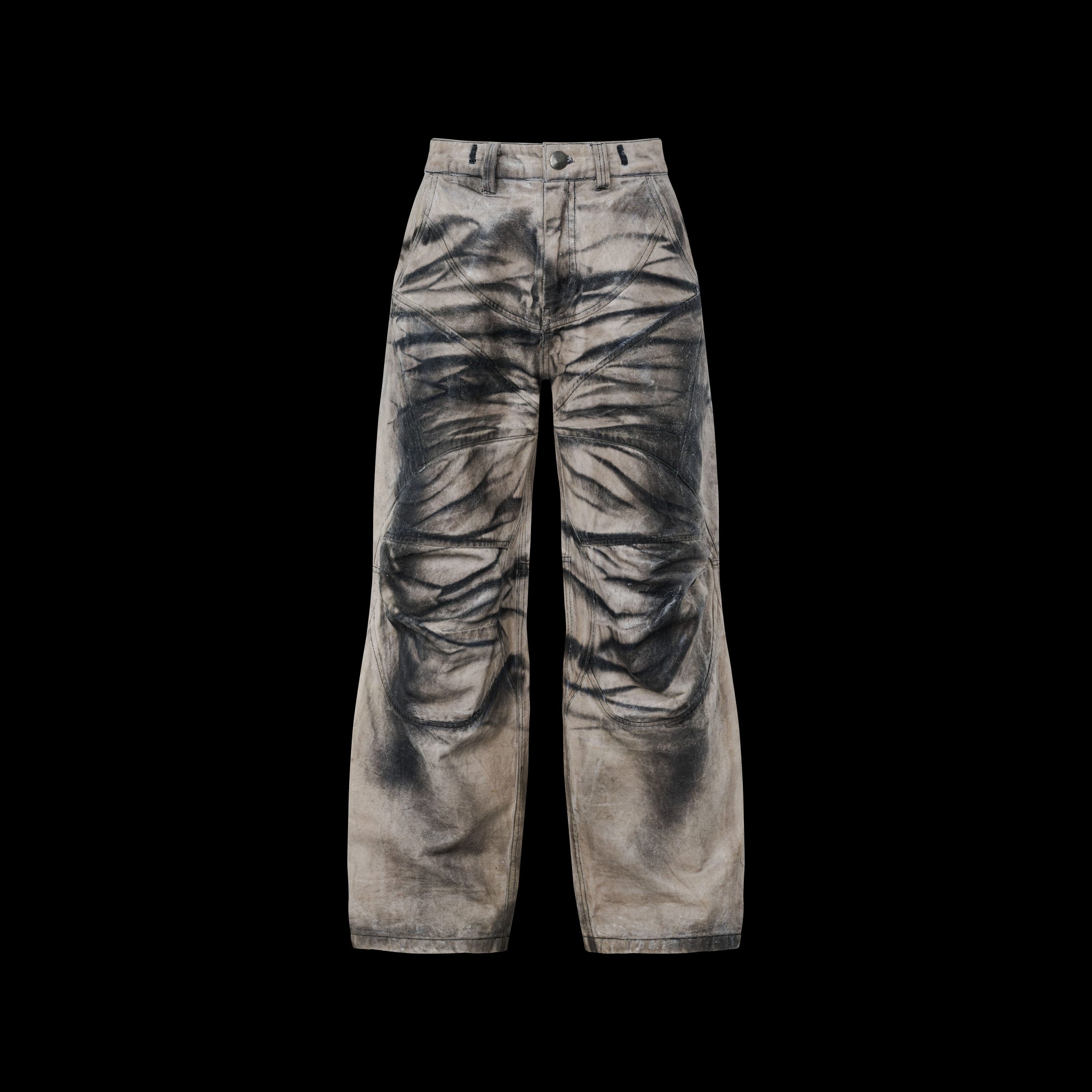 WHITE X TOURTURE GLAZED JEANS