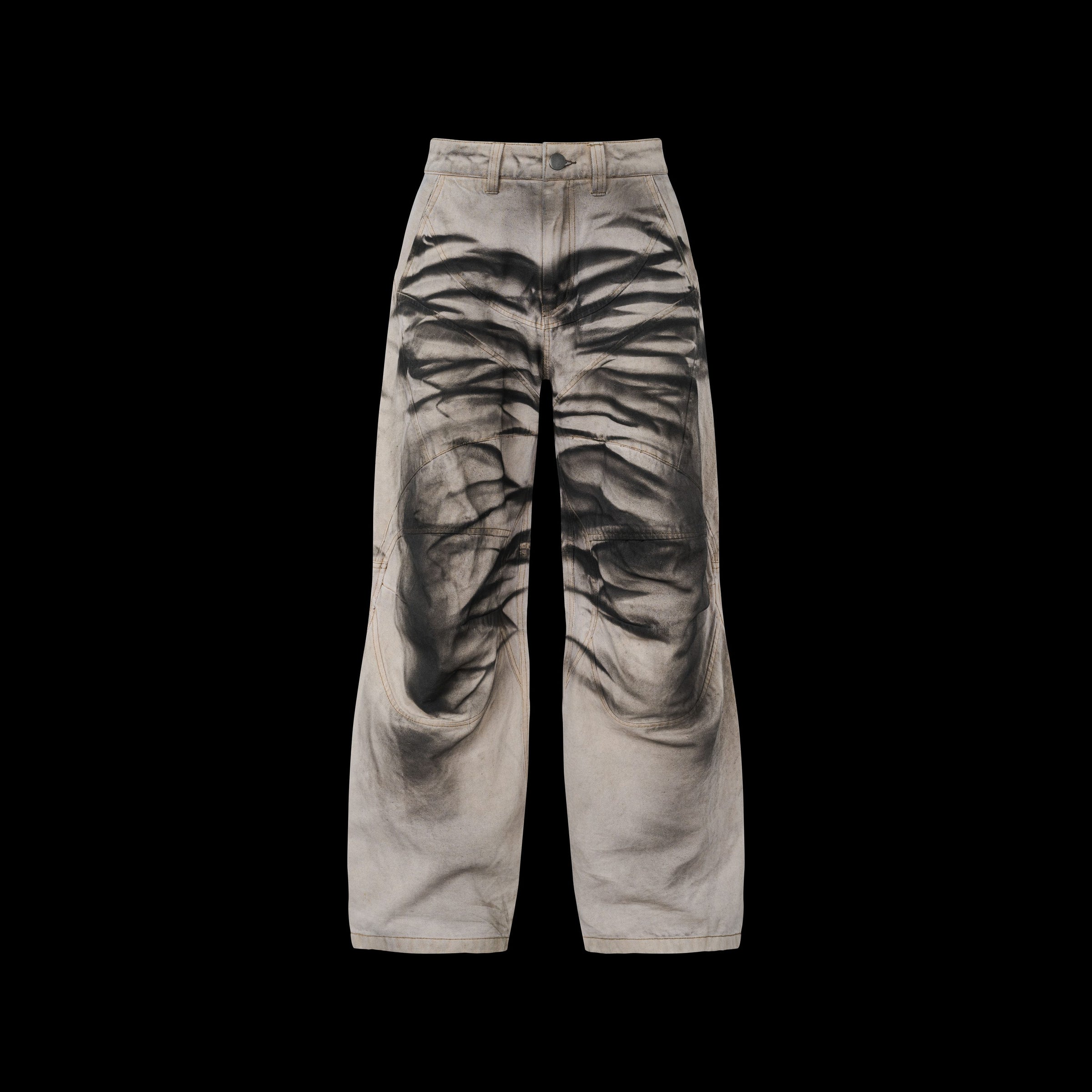 WHITE X TOURTURE GLAZED JEANS