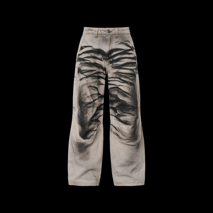 WHITE X TOURTURE GLAZED JEANS
